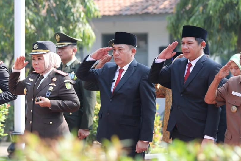 Upacara Ziarah Nasional Dalam Rangka HUT TNI Ke 78 Bertempat Di Makam