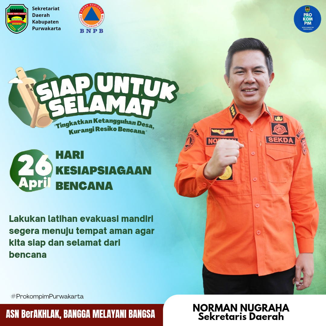 Selamat Hari Kesiapsiagaan Bencana - Prokompim