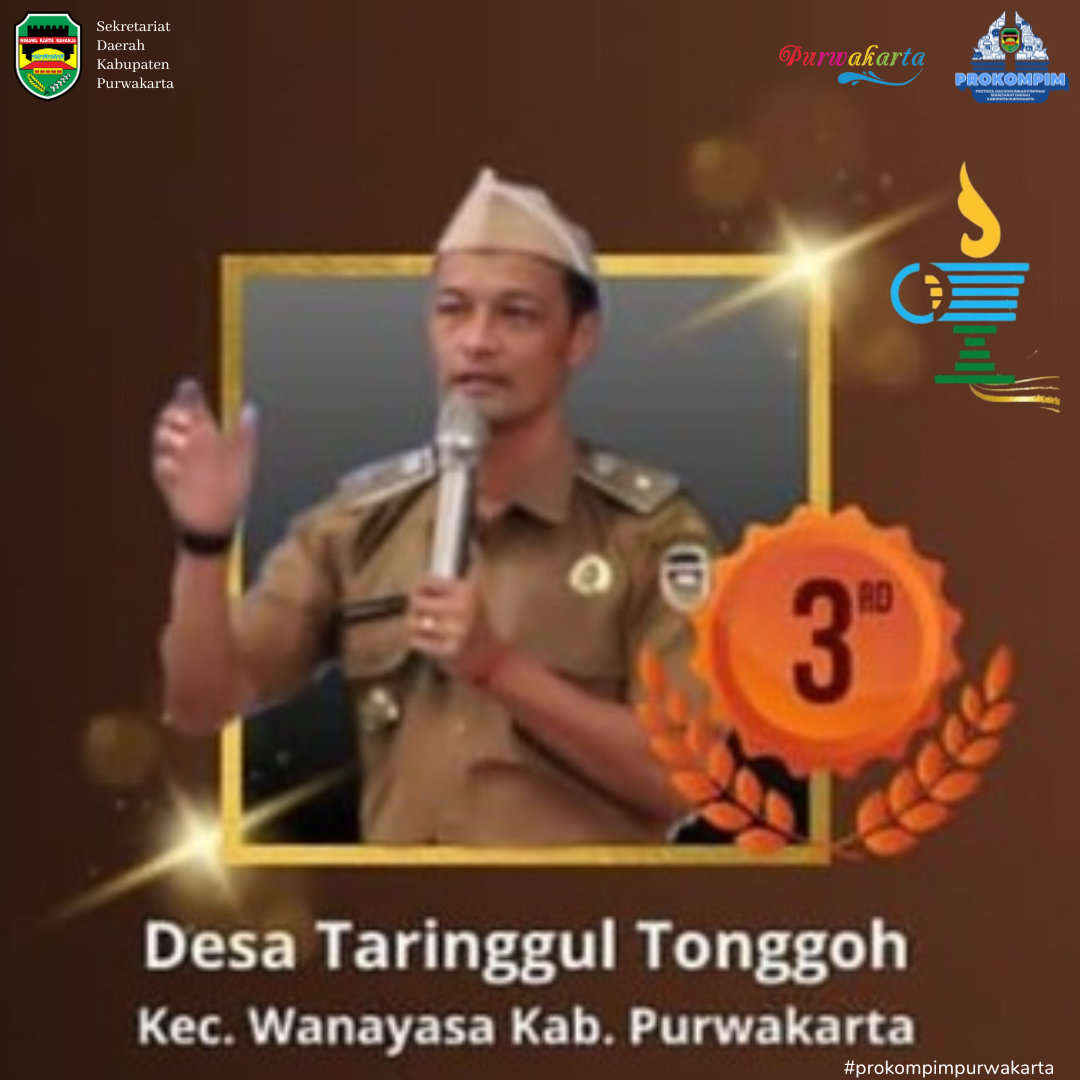 Desa Taringgul Tonggoh Kecamatan Wanayasa Meraih Juara 3 Lomba Desa Dan ...