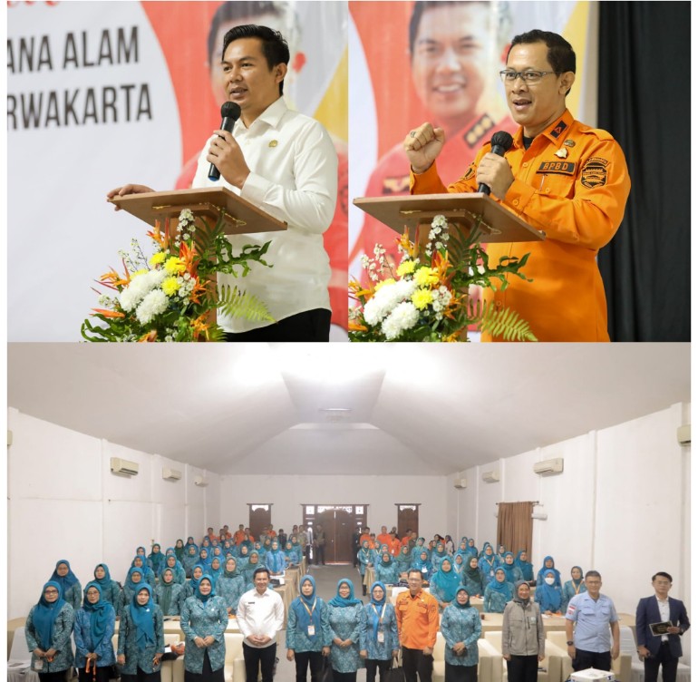 Pelatihan Keluarga Tanggap Bencana Alam Di Wilayah Kabupaten Purwakarta Tahun 2023 Bertempat Di