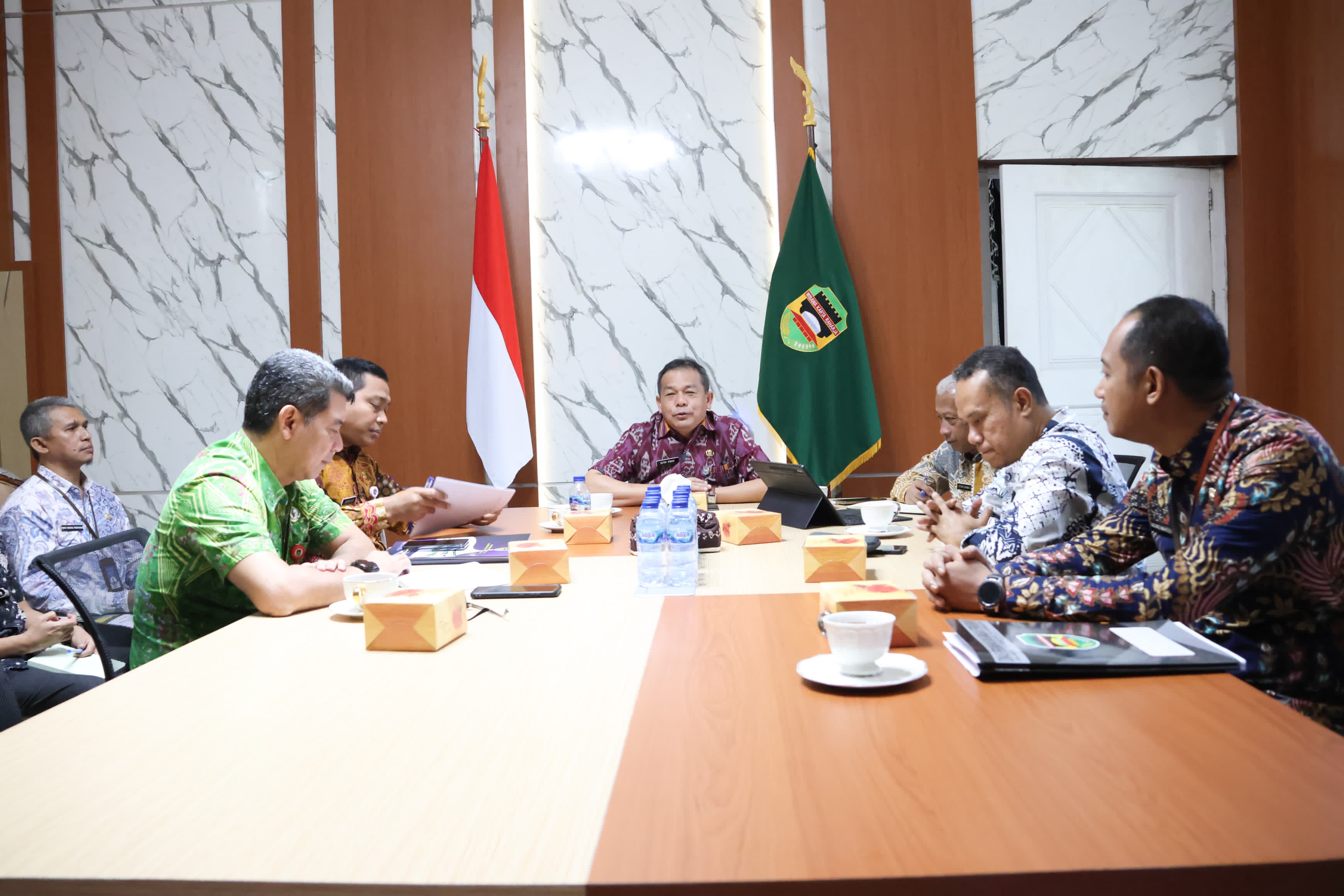 Penjabat Bupati Purwakarta Benni Irwan menghadiri sekaligus memimpin Rapat Koordinasi Pimpinan