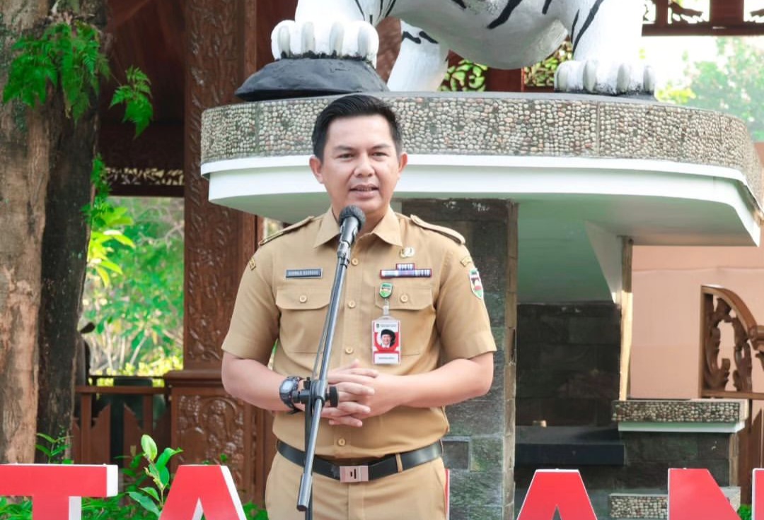 Sekda Kabupaten Purwakarta Norman Nugraha menjadi Pembina Apel Pembukaan Pemusatan Latihan Dasar Paskibraka Tahun 2024